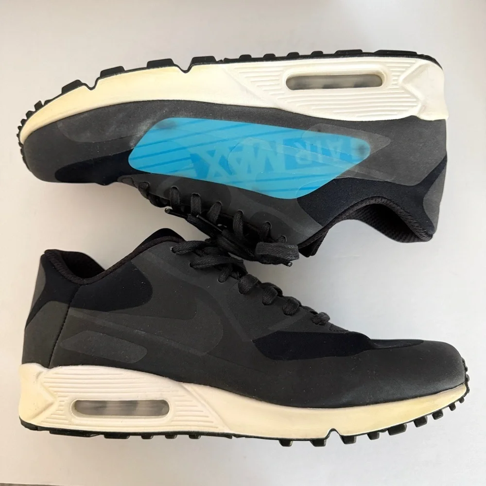 Nike Air Max 90 NS GPX Shoes Black/Laser Blue Heritage Men Sz 9.5 AJ7182-002